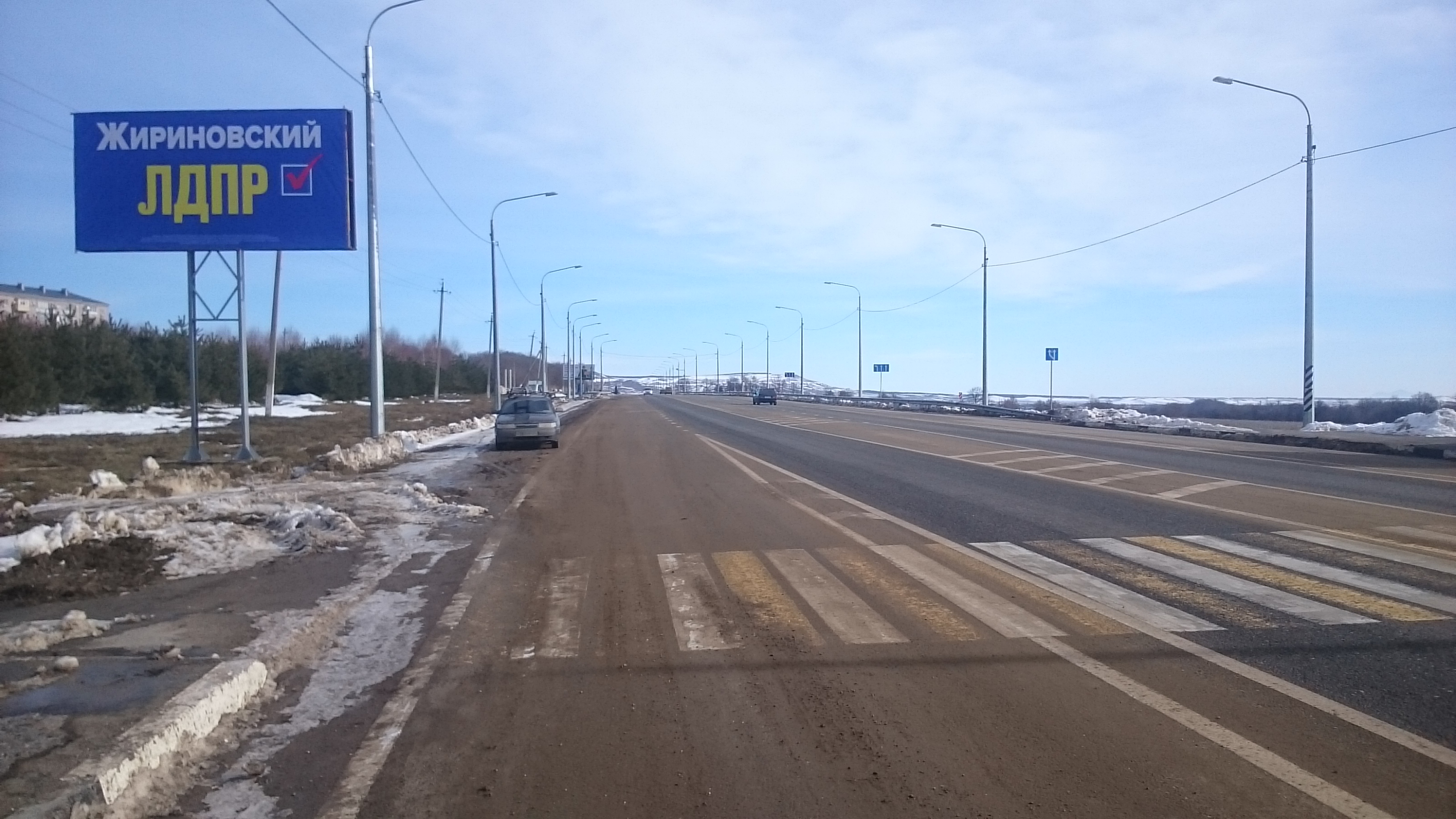 Выезд с г. Черкесска по федеральной трассе Лермонтов-Черкесск в сторону  Кавказких - Минеральных Вод 67км+300 м (справа) сторона В (рекламный щит  3х6 в городе Черкесске Карачаево - Черкесской республике) | Gold Media